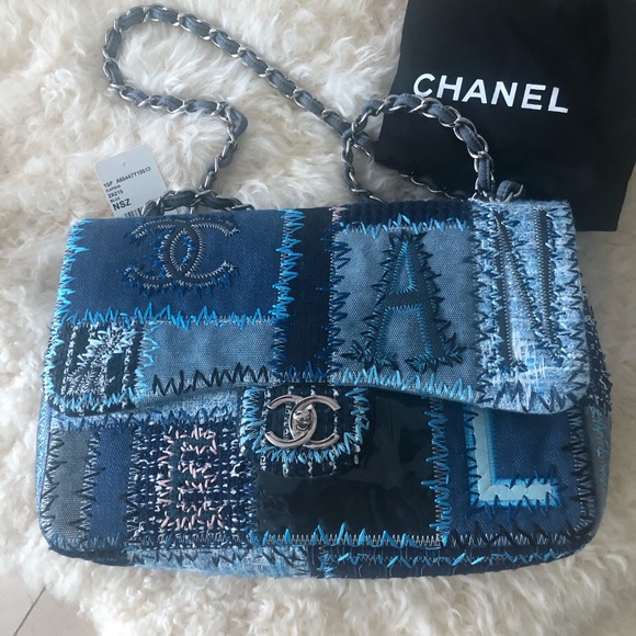 CHANEL Handbags - SOLDChanel 15P flap bag stitched Mint collector pc